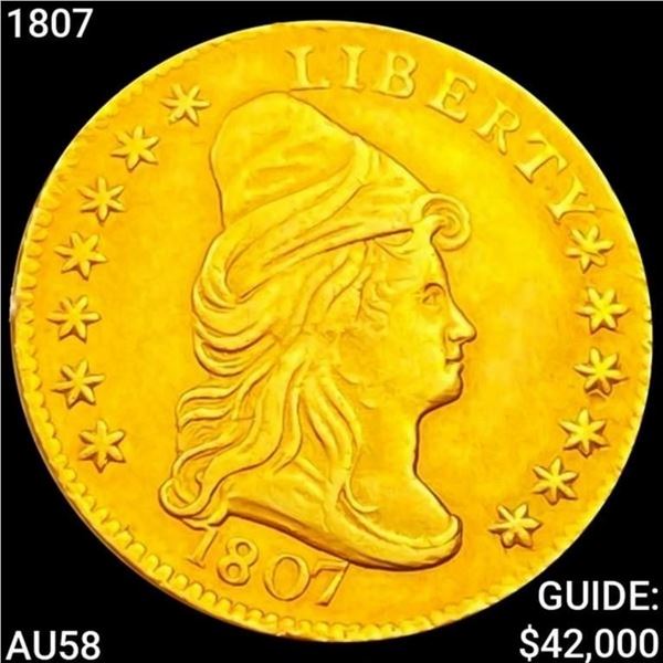 1807 $2.50 Gold Quarter Eagle CHOICE AU