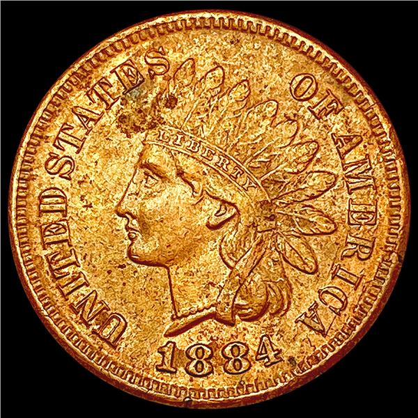 1884 Indian Head Cent CLOSELY UNCIRCULATED