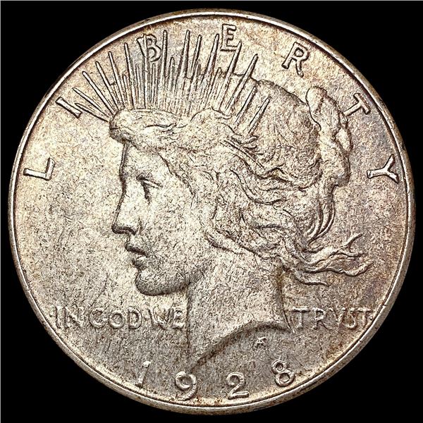 1928-S Silver Peace Dollar CLOSELY UNCIRCULATED