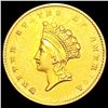 Image 1 : 1855 Type 2 Rare Gold Dollar CLOSELY UNCIRCULATED