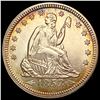Image 1 : 1853 Arrows and Rays Seated Liberty Quarter GEM BU