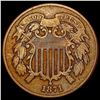 Image 1 : 1871 Two Cent Piece LIGHTLY CIRCULATED