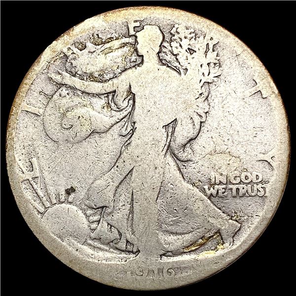 1916 Walking Liberty Half Dollar NICELY CIRCULATED