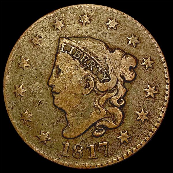 1817 Coronet Head Large Cent LIGHTLY CIRCULATED