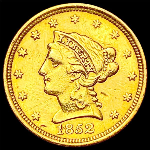 1852 $2.50 Gold Quarter Eagle CLOSELY UNCIRCULATED
