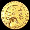 Image 1 : 1929 TED Counterstamp $2.50 Gold Quarter Eagle HIGH GRADE