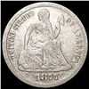 Image 1 : 1877-CC Seated Liberty Dime NICELY CIRCULATED