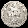 Image 2 : 1877-CC Seated Liberty Dime NICELY CIRCULATED
