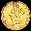 Image 1 : 1862 Rare Gold Dollar HIGH GRADE