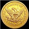 Image 2 : 1850 $2.50 Gold Quarter Eagle CLOSELY UNCIRCULATED