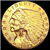 Image 1 : 1913 $2.50 Gold Quarter Eagle CLOSELY UNCIRCULATED