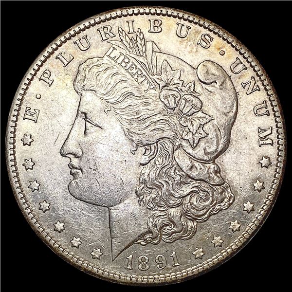 1891-S Morgan Silver Dollar CLOSELY UNCIRCULATED