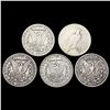 Image 2 : [5] 1886-O-1924 Morgan and Peace Dollars HIGH GRADE