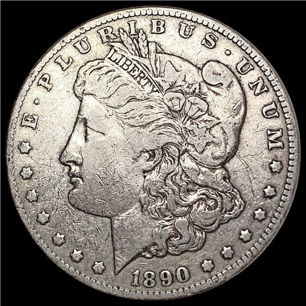 1890-CC Morgan Silver Dollar LIGHTLY CIRCULATED