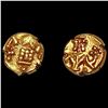 Image 2 : [2] 1638-1800 India-Mysore Gold Fanam ~.38 Gram HIGH GRADE