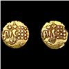 Image 1 : [2] 1830 India Rajas of Coorg Gold Fanam HIGH GRADE