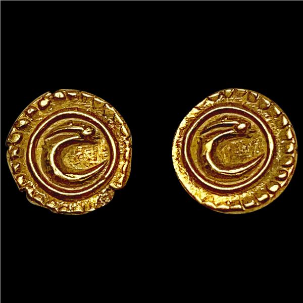 [2] 1802 India-Mysore Tipy Sultan Gold Fanam HIGH GRADE