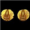 Image 2 : [2] C. 1790 India Thanjavur-Maratha Gold Fanam HIGH GRADE