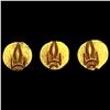 Image 2 : [3] C. 1790 India Thanjavur-Maratha Gold Fanam HIGH GRADE