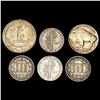 Image 2 : [6] 1866-1937 Assorted United States Type Coins HIGH GRADE