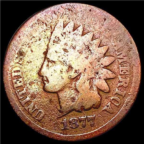 1877 Indian Head Cent NICELY CIRCULATED