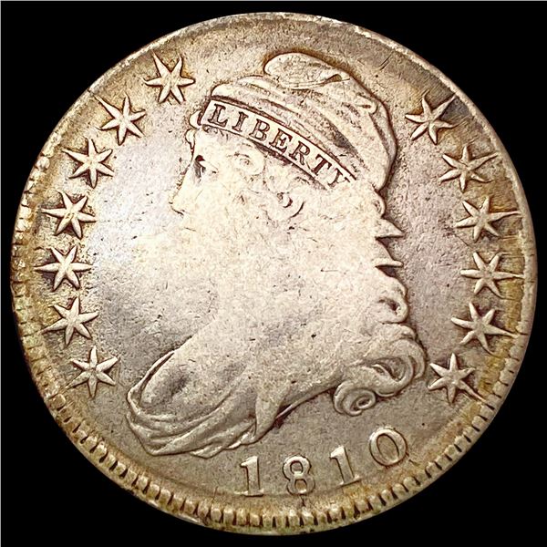 1810 Capped Bust Half Dollar NICELY CIRCULATED
