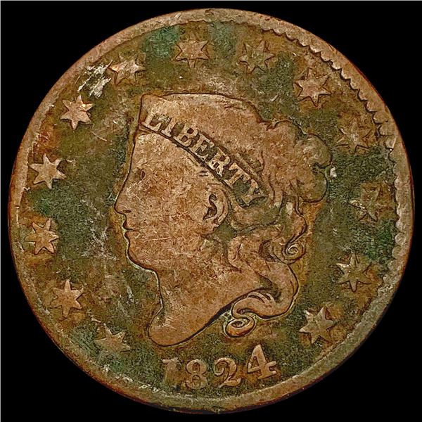 1824 Classic Head Large Cent NICELY CIRCULATED