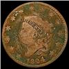 Image 1 : 1824 Classic Head Large Cent NICELY CIRCULATED