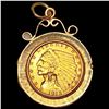 Image 1 : 1915 US $2.5 Gold in 14k Bezel HIGH GRADE