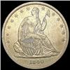Image 1 : 1840 Sm Ltrs Seated Liberty Half Dollar CLOSELY UNCIRCULATED