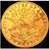 Image 2 : 1876-CC $20 Gold Double Eagle CHOICE AU