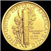 Image 2 : 2016-W 1/10th oz Gold Mercury Dime SUPERB GEM BU