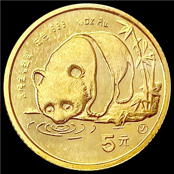 1987 1/20th oz 5 Yuan China Gold Panda CHOICE PROOF