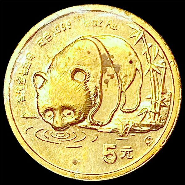 1987 1/20th oz 5 Yuan China Gold Panda CHOICE PROOF
