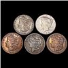 Image 1 : [5] 1878-S-1935-S Morgan and Peace Dollars HIGH GRADE