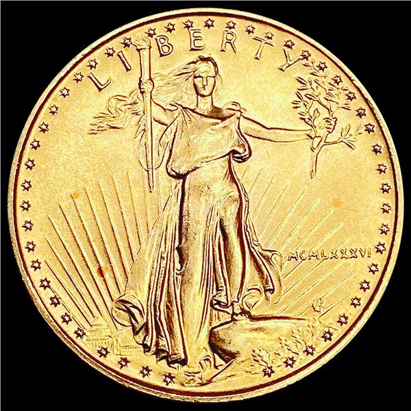 1986 1/4oz $10 American Gold Eagle SUPERB GEM BU