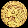Image 1 : 1911 $5 Gold Half Eagle CLOSELY UNCIRCULATED
