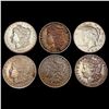 Image 1 : [6] 1883-S-1934-S Morgan and Peace Dollars HIGH GRADE