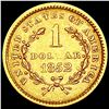 Image 2 : 1852 Rare Gold Dollar HIGH GRADE