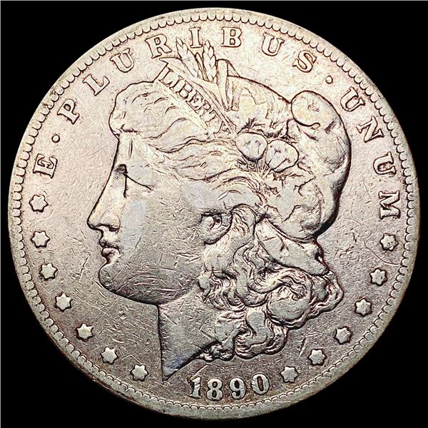 1890-CC Morgan Silver Dollar LIGHTLY CIRCULATED