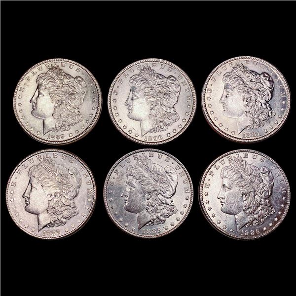 [6] 1881-O-1896 Morgan Silver Dollar UNCIRCULATED