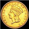 Image 1 : 1874 Rare Gold Dollar HIGH GRADE