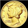 Image 1 : 2016-W 10th oz Gold Mercury Dime SUPERB GEM BU
