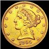 Image 1 : 1895 $5 Gold Half Eagle CLOSELY UNCIRCULATED