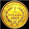 Image 2 : 1852 Rare Gold Dollar HIGH GRADE