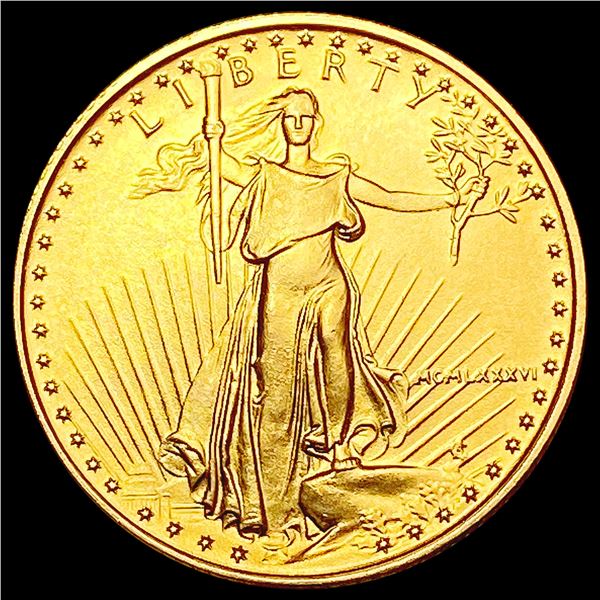 1986 1/4oz $10 American Gold Eagle SUPERB GEM BU