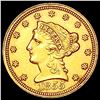 Image 1 : 1855 $2.50 Gold Quarter Eagle CLOSELY UNCIRCULATED