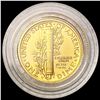 Image 2 : 2016-W 1/10th oz Gold Mercury Dime SUPERB GEM BU