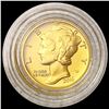 Image 1 : 2016-W 1/10th oz Gold Mercury Dime SUPERB GEM BU