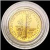 Image 2 : 2016-W 1/10th oz Gold Mercury Dime SUPERB GEM BU